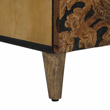 Storage Sideboard Brown 60 x 33.5 x 75 cm Solid Mango Wood
