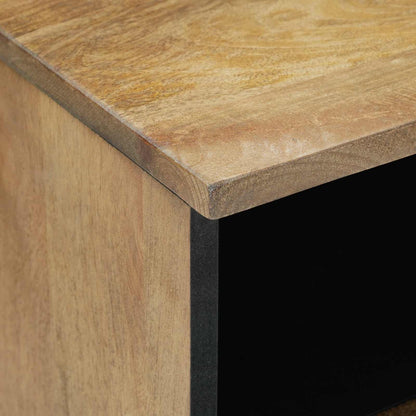 Bed cabinet 2 pcs Brown 40 x 33 x 46 cm Solid Mango Wood