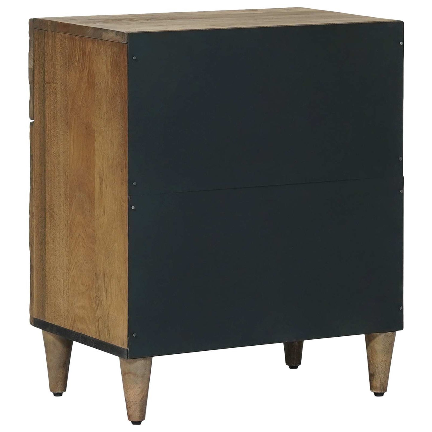 Bed cabinet with Drawer Brown 50 x 33 x 60 cm Solid Mango Wood