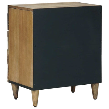 Bed cabinet with Drawer Brown 50 x 33 x 60 cm Solid Mango Wood