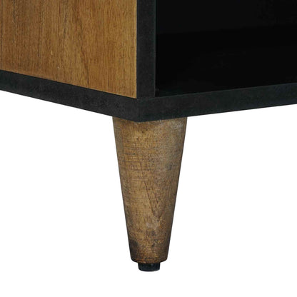 TV Cabinet with Shelf Brown 80 x 31.5 x 46 cm Solid Mango Wood