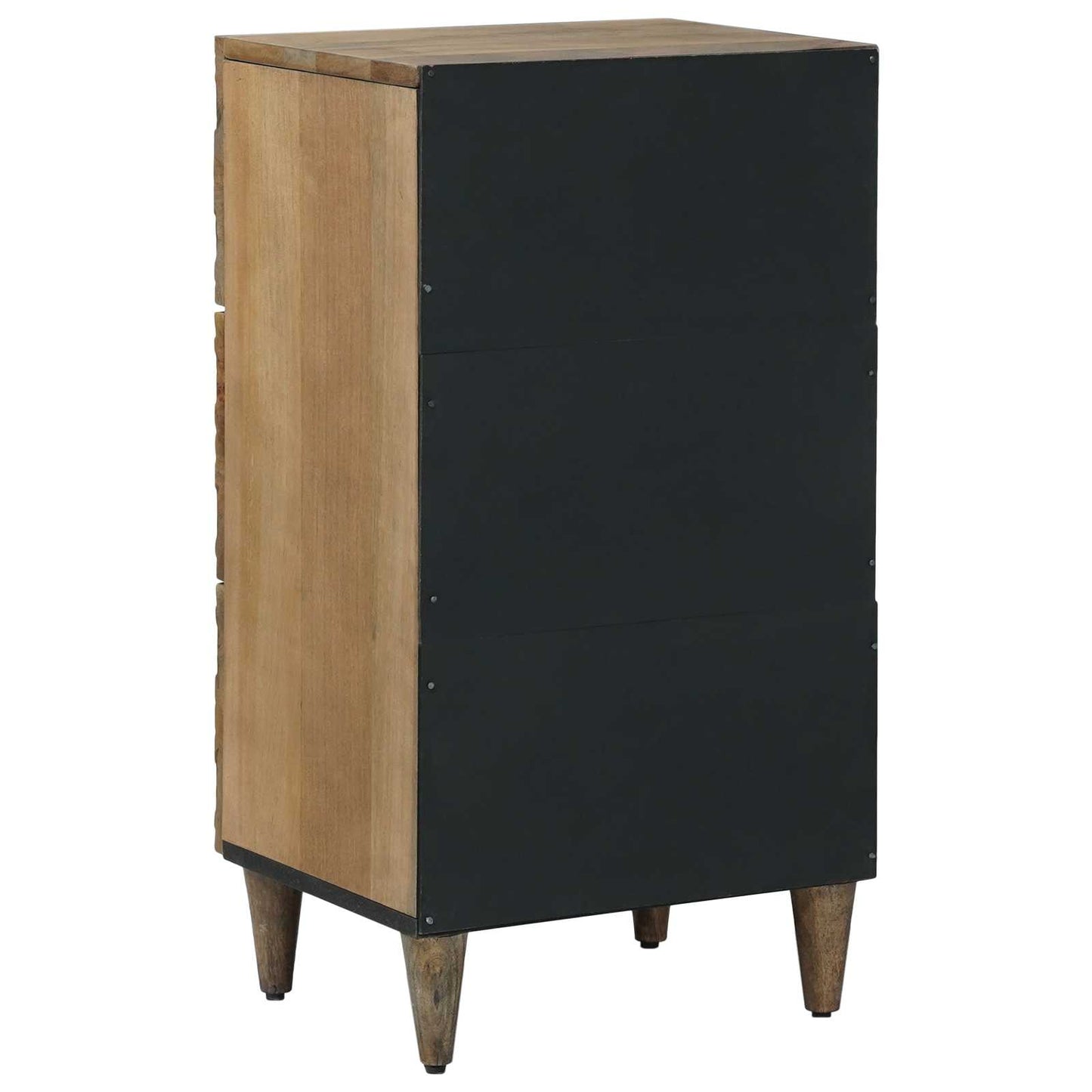 Sideboard with Drawer Brown 40 x 33.5 x 75 cm Solid Mango Wood