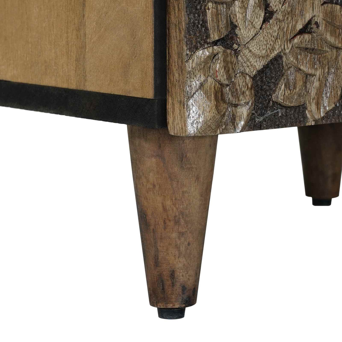 Sideboard with Storage Brown 40 x 33.5 x 75 cm Solid Mango Wood