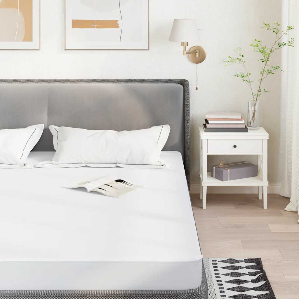 Mattress Protector White 80x200 cm Waterproof