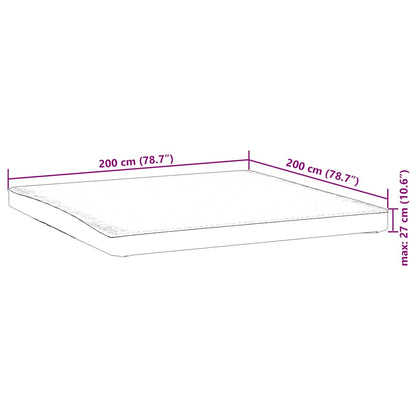 Mattress Protector White 200x200 cm Waterproof