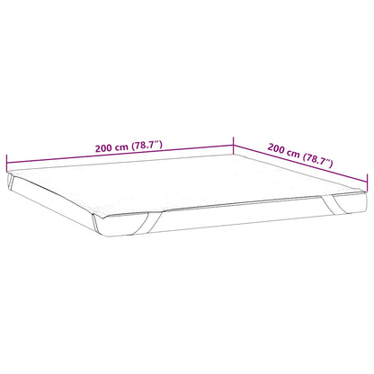 Mattress Protector White 200x200 cm Waterproof