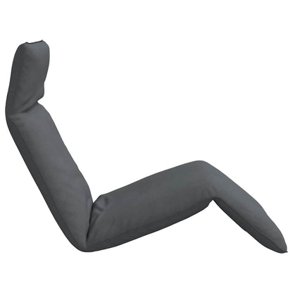 Sun Lounger Gray Oxford fabric, metal, foam Large Collapsible