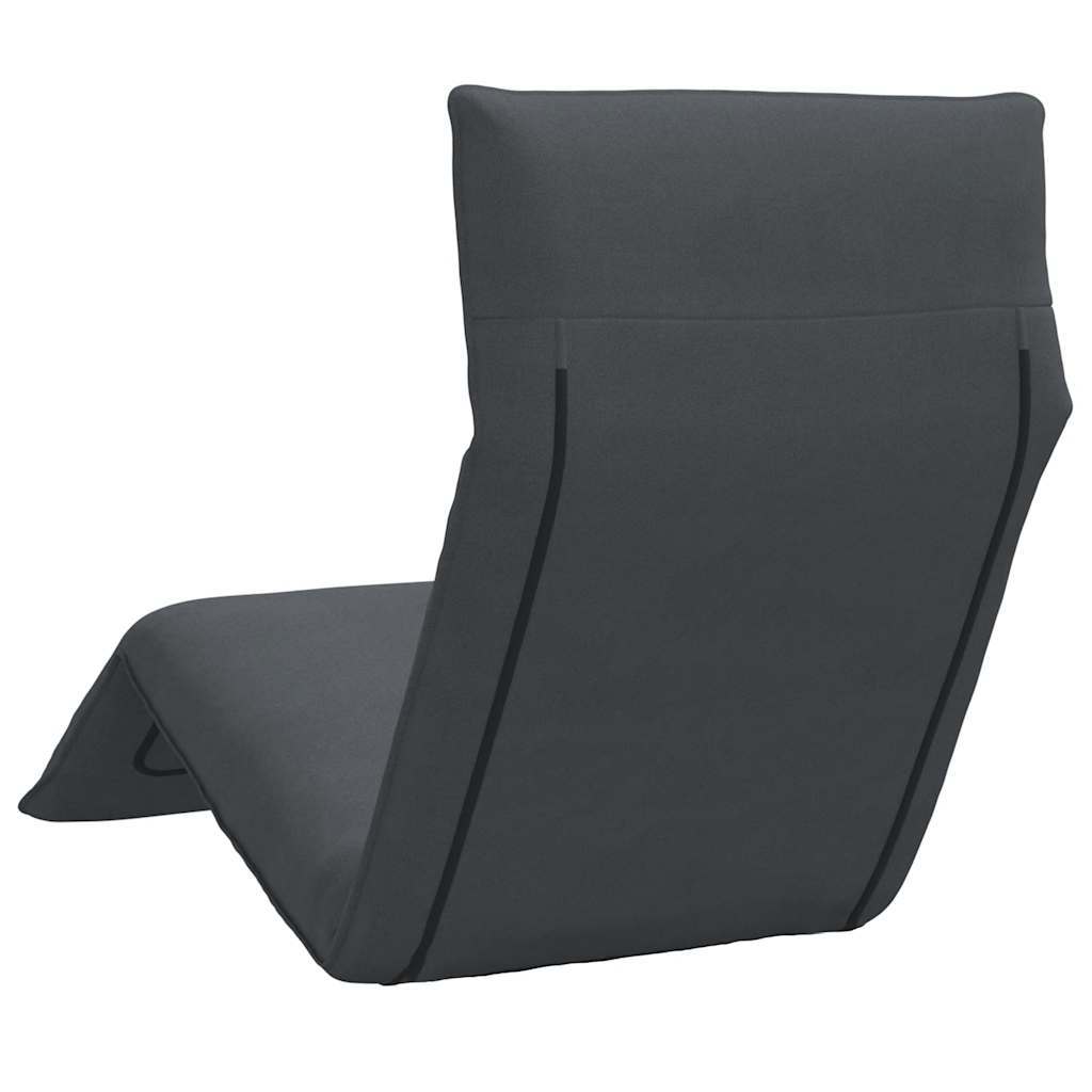Sun Lounger Gray Oxford fabric, metal, foam Large Collapsible