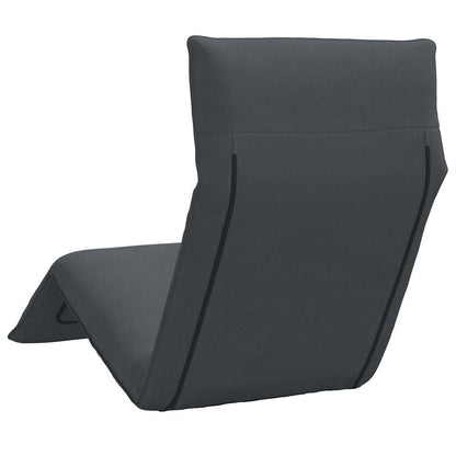 Sun Lounger Gray Oxford fabric, metal, foam Large Collapsible