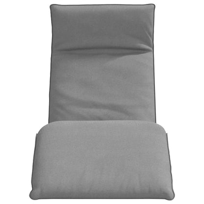 Sun Lounger Grey Oxford fabric (100% polyester), metal, foam