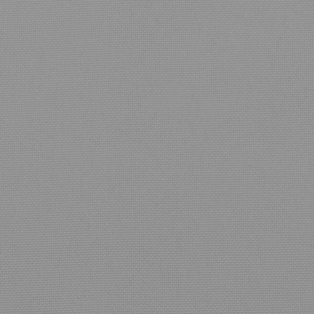 Sun Lounger Grey Oxford fabric (100% polyester), metal, foam