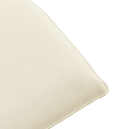 Sun Lounger Cream Oxford fabric, metal Extra Long Foldable