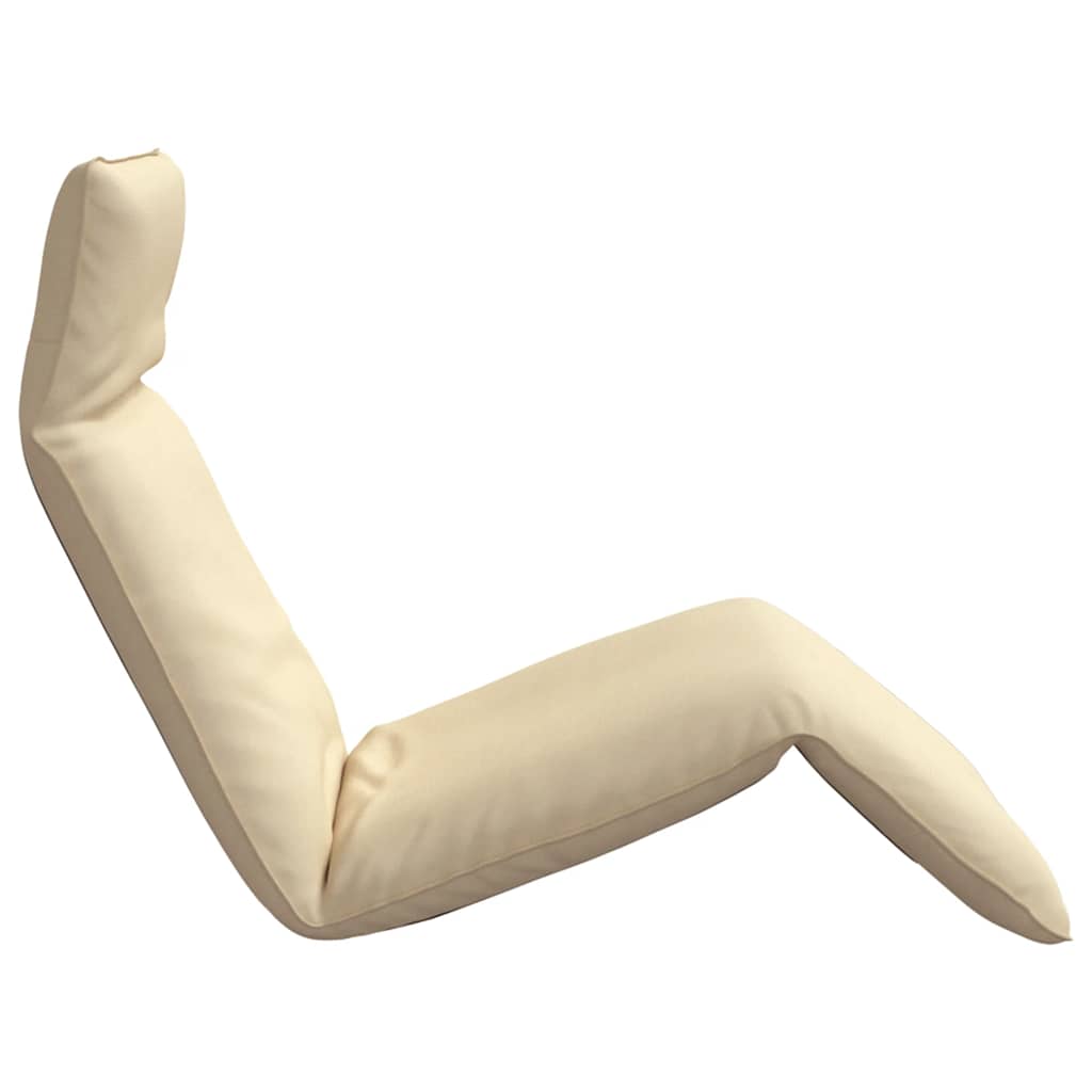 Sun Lounger Beige Oxford fabric 100% polyester, metal frame