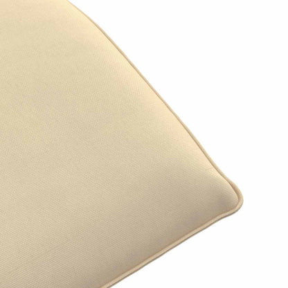 Sun Lounger Beige Oxford fabric 100% polyester, metal frame