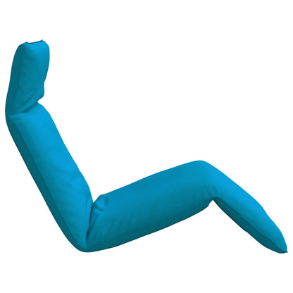 Folding Sun lounger Light Blue 68.9x21.3x3.3" Oxford Fabric