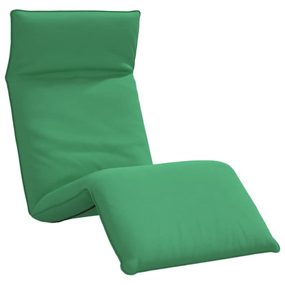 Folding Sun lounger Green 68.9x21.3x3.3" Oxford Fabric