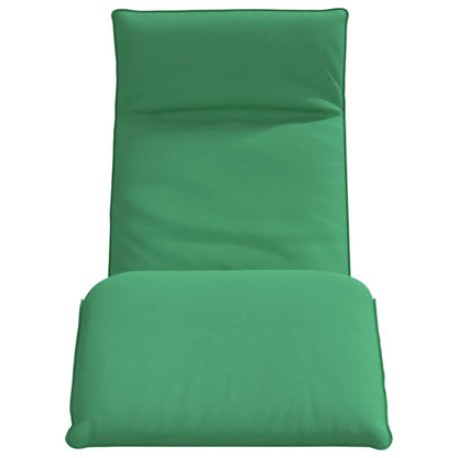 Folding Sun lounger Green 68.9x21.3x3.3" Oxford Fabric