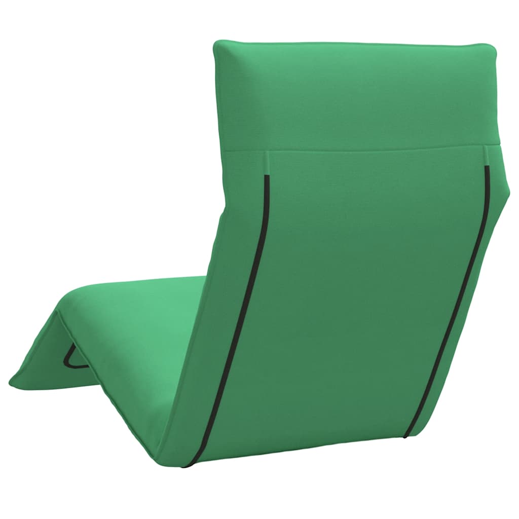Folding Sun lounger Green 68.9x21.3x3.3" Oxford Fabric