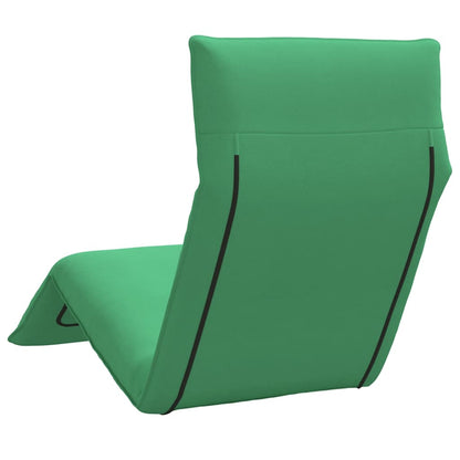 Folding Sun lounger Green 68.9x21.3x3.3" Oxford Fabric