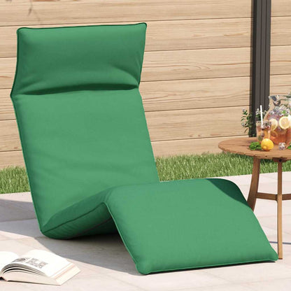 Folding Sun lounger Green 68.9x21.3x3.3" Oxford Fabric