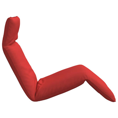 Folding Sun lounger Red 68.9x21.3x3.3" Oxford Fabric