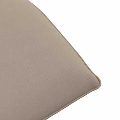 Folding Sun lounger Taupe 68.9x21.3x3.3" Oxford Fabric