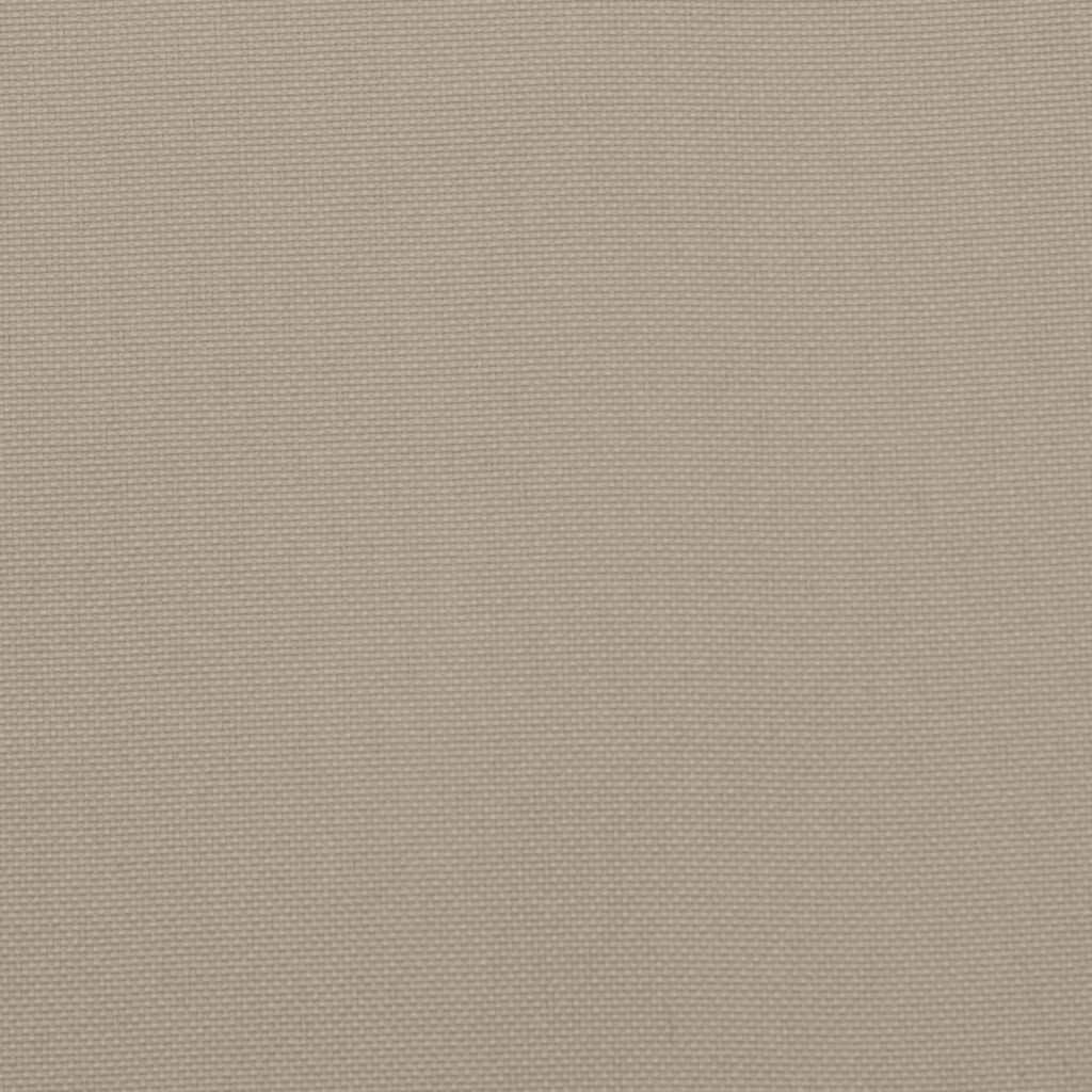 Folding Sun lounger Taupe 68.9x21.3x3.3" Oxford Fabric