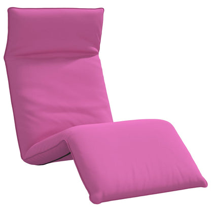 Folding Sun lounger Pink 175x54x8,5 cm Oxford Fabric