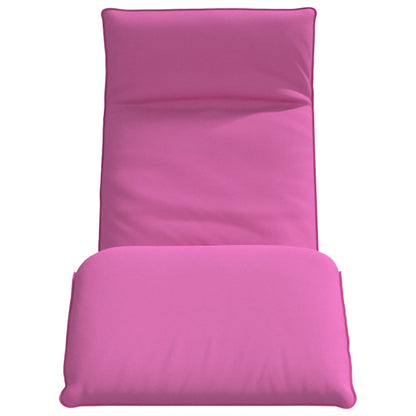 Folding Sun lounger Pink 175x54x8,5 cm Oxford Fabric
