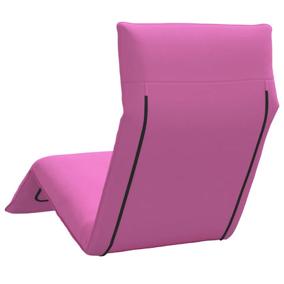 Folding Sun lounger Pink 175x54x8,5 cm Oxford Fabric