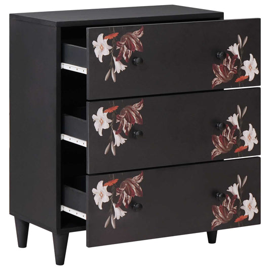 Storage Cabinets Multicolour 60 x 33.5 x 75 cm Solid Mango Wood