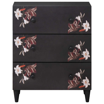 Storage Cabinets Multicolour 60 x 33.5 x 75 cm Solid Mango Wood