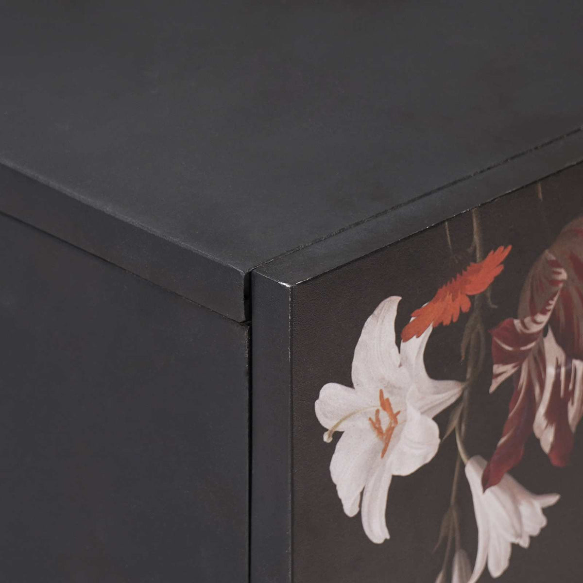 Bedside Table Multicolour 50 x 33 x 60 cm Solid Mango Wood