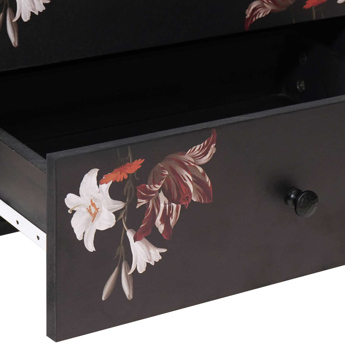 Bedside Table Multicolour 50 x 33 x 60 cm Solid Mango Wood