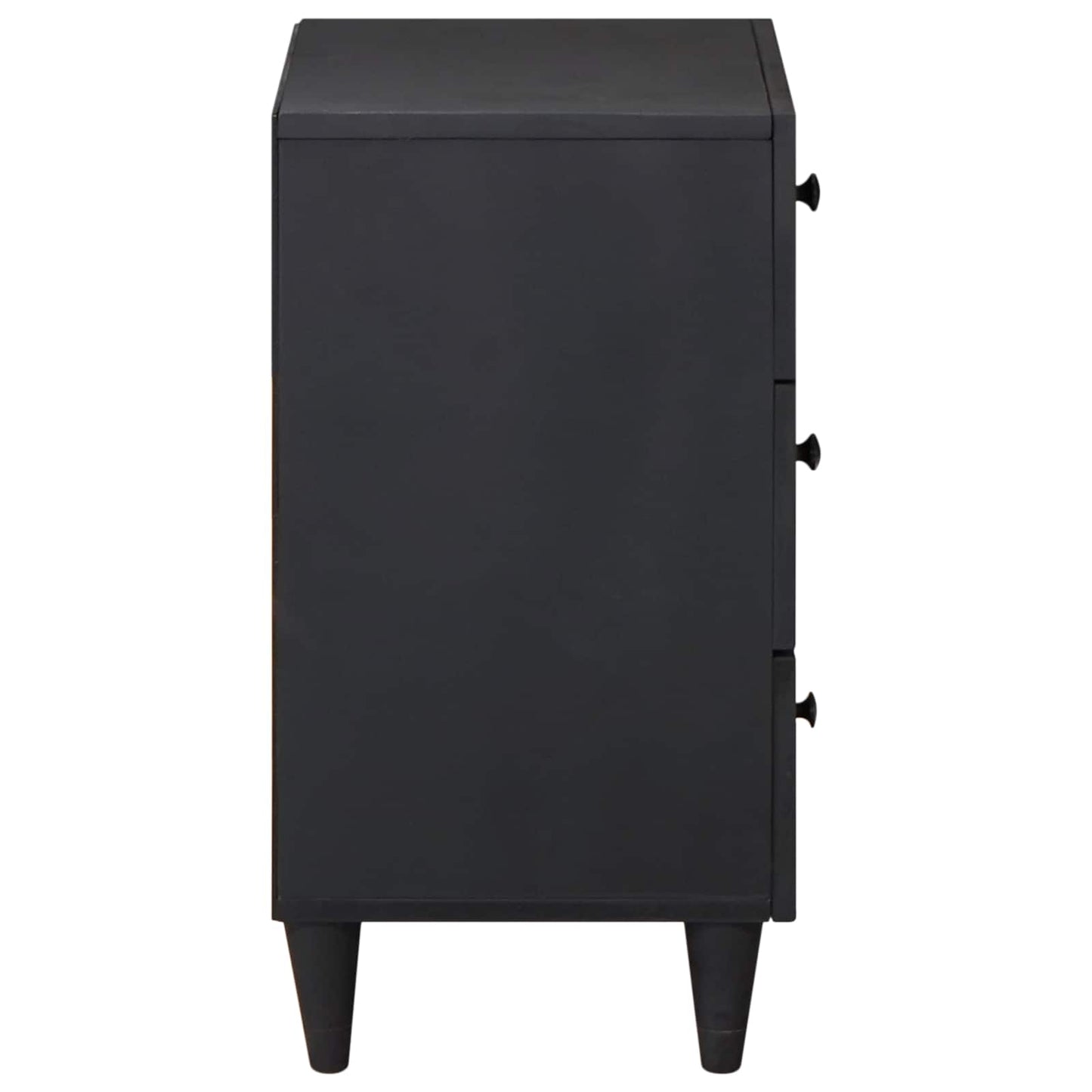 Bedside Table Multicolour 50 x 33 x 60 cm Solid Mango Wood
