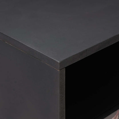 Bedside Table Multicolour 50 x 33 x 60 cm Solid Mango Wood
