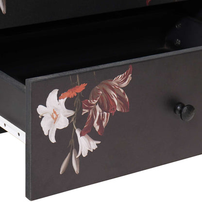 Bedside Table Multicolour 50 x 33 x 60 cm Solid Mango Wood
