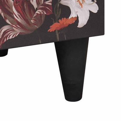 Bedside Table Multicolour 50 x 33 x 60 cm Solid Mango Wood