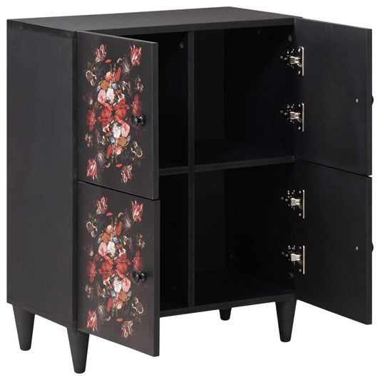 Storage Cabinets Multicolour 60 x 33.5 x 75 cm Solid Mango Wood