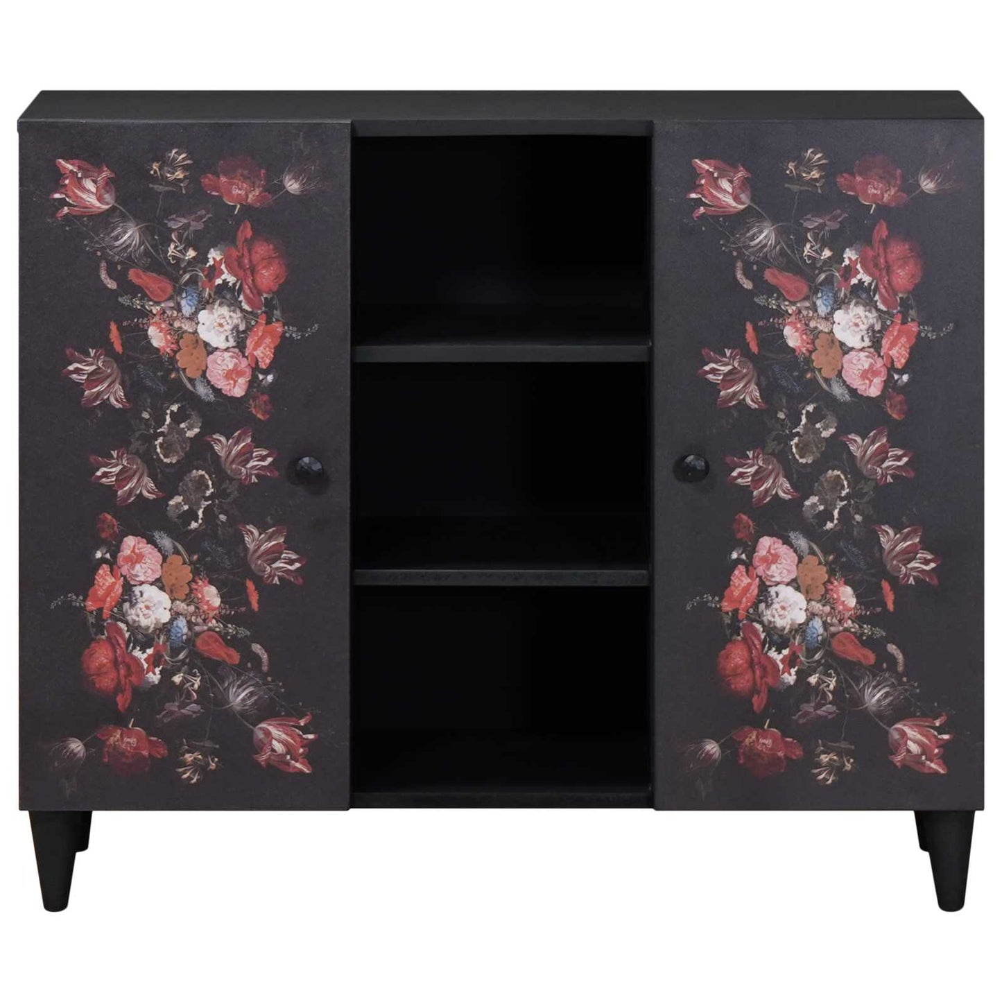 Storage Cabinets Multicolour 90 x 33.5 x 75 cm Solid Mango Wood