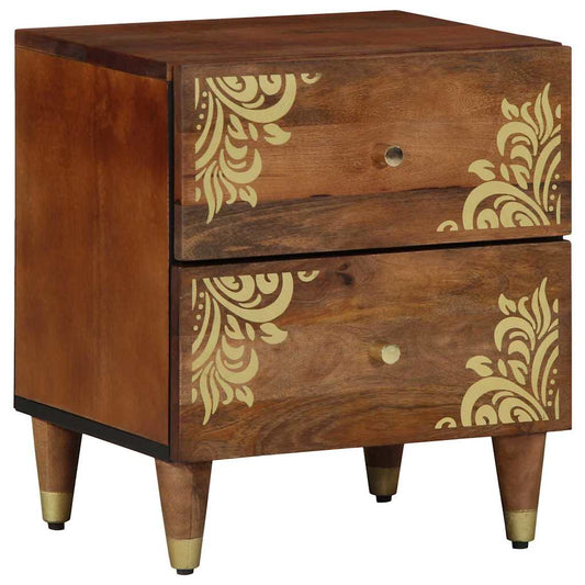 Bedside Cabinet 2 pcs Honey Brown 40 x 33 x 46 cm