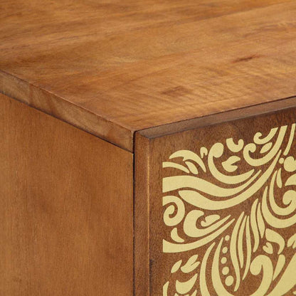 TV Cabinet Honey Brown 105 x 33 x 46 cm Solid Mango Wood