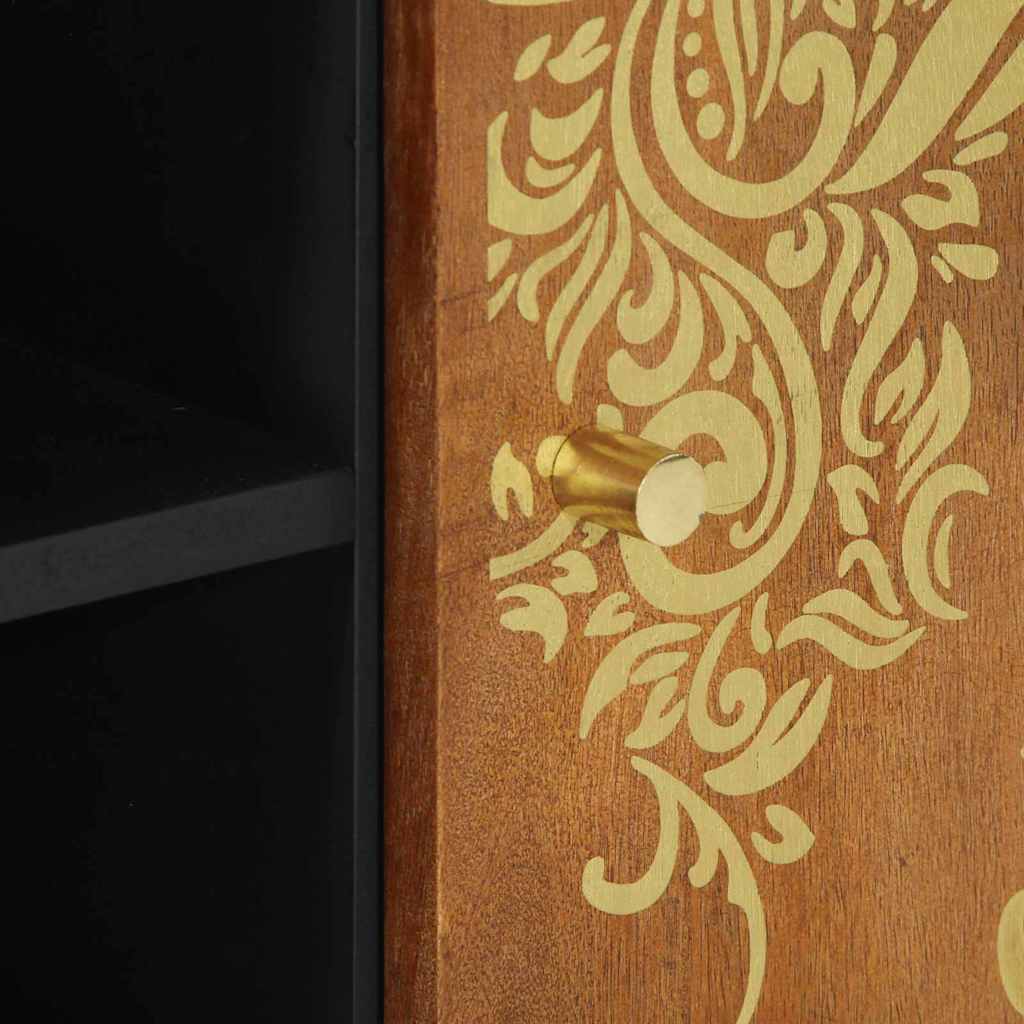 TV Cabinet Honey Brown 105 x 33 x 46 cm Solid Mango Wood