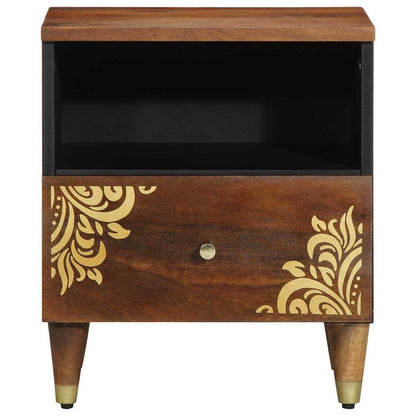 Bedside Cabinet Honey Brown 40 x 33 x 46 cm Solid Mango Wood