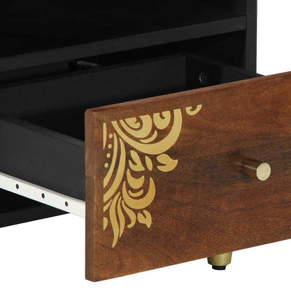 Bedside Cabinet 2 pcs Honey Brown 40 x 33 x 46 cm