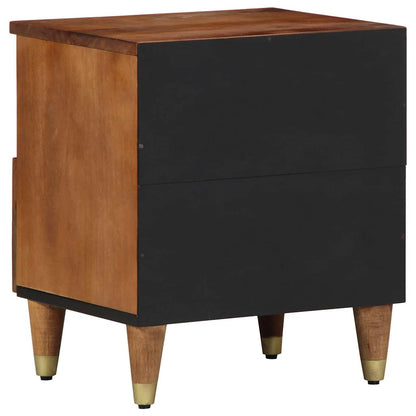 Bedside Cabinet with Drawer 2 pcs Honey Brown 40 x 33 x 46 cm
