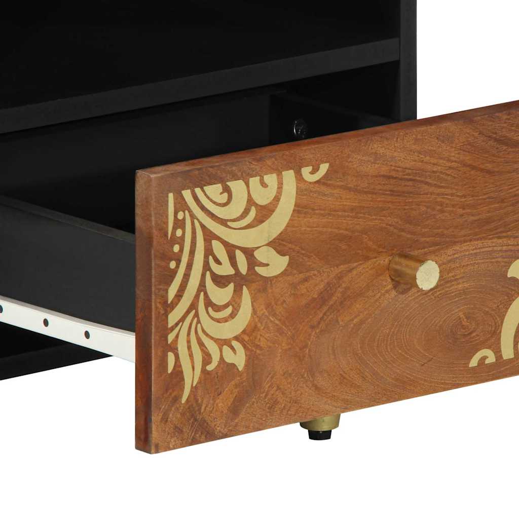 Coffee Table Honey Brown 80 x 54 x 40 cm Solid Mango Wood