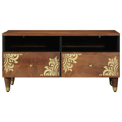 Coffee Table Honey Brown 80 x 54 x 40 cm Solid Mango Wood