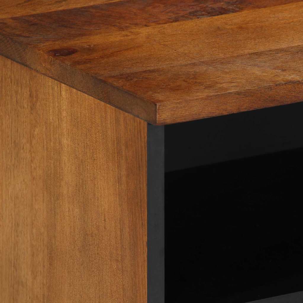 TV Cabinet Honey Brown 100 x 33 x 46 cm Solid Mango Wood