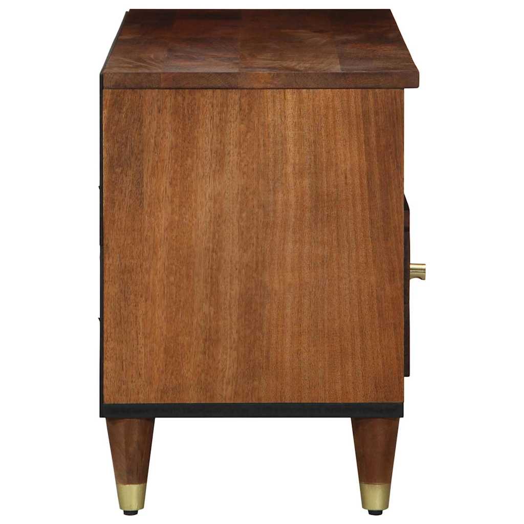 TV Cabinet Honey Brown 100 x 33 x 46 cm Solid Mango Wood